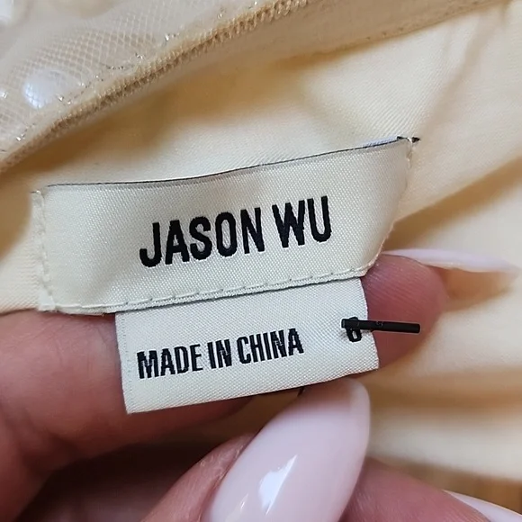 Jason WU Sheer Sequin Midi-Skirt - Picture 9 of 16